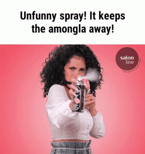 Amongla Spray GIF - Amongla Spray Unfunny GIFs