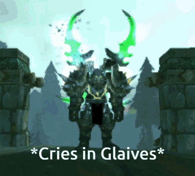 Crys In Glaives Warglaive Tears GIF - Crys In Glaives Warglaive Tears Oh No Anyway GIFs