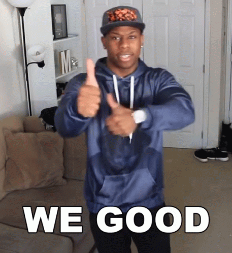 We Good Oh Yeah GIF - We Good Oh Yeah Approved GIFs