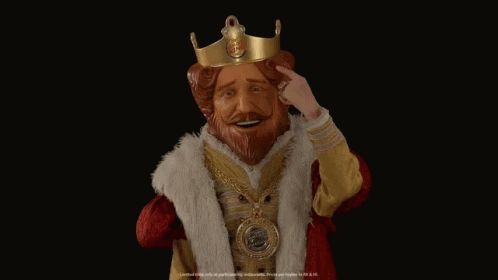 Burger King Thinking GIF - Burger King Thinking Smile GIFs