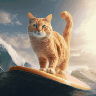 Surfing Cat GIF - Surfing Cat GIFs
