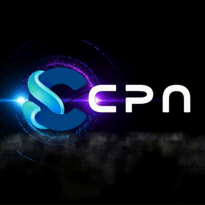 a logo for scpn family with a blue s on it