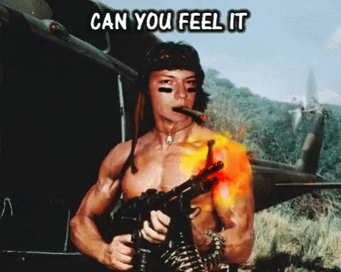 Can You Feel It Rambo GIF - Can You Feel It Feel It Rambo GIFs