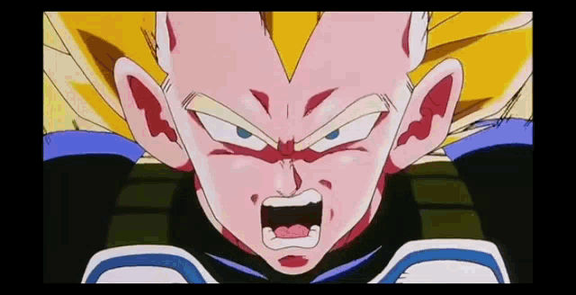a close up of a cartoon character 's face