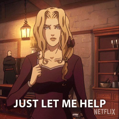 Just Let Me Help Lisa Tepes GIF - Just Let Me Help Lisa Tepes Castlevania GIFs