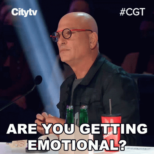 Are You Getting Emotional Howie Mandel GIF