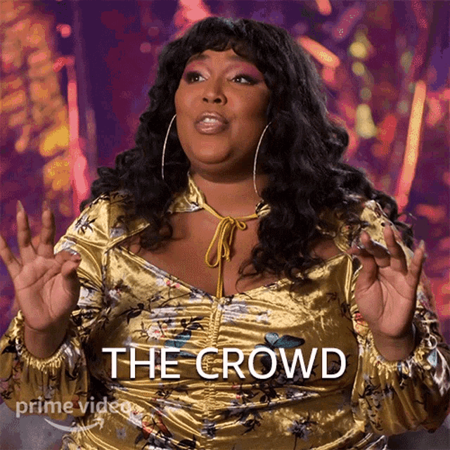 The Crowd Went Wild Lizzo GIF - The Crowd Went Wild Lizzo Lizzos Watch Out For The Big Grrrls GIFs