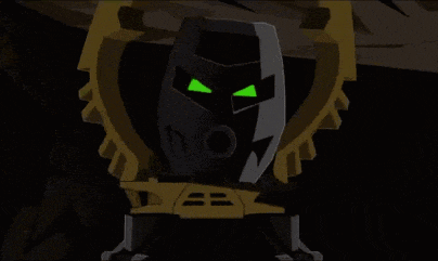 a cartoon character with green eyes and wings