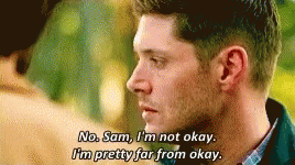 Supernatural Not Okay GIF - Supernatural Not Okay Dean Winchester GIFs