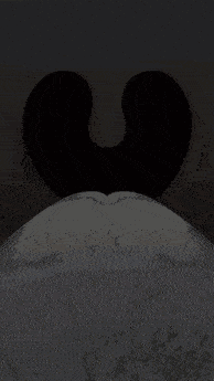 a drawing of a monster with its mouth open