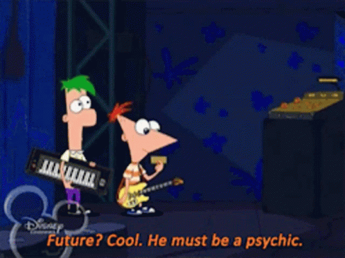 Phineas And Ferb Future Cool He Must Be A Psychic GIF - Phineas And Ferb Future Cool He Must Be A Psychic Psychic GIFs