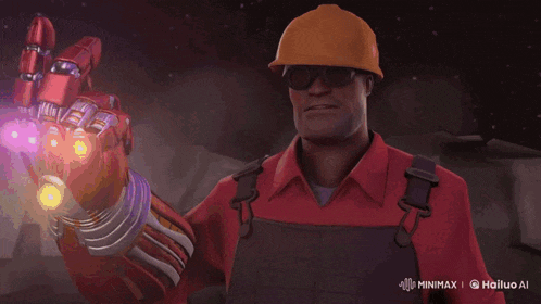 a man in a hard hat is holding a piece of paper with the letter lk on it
