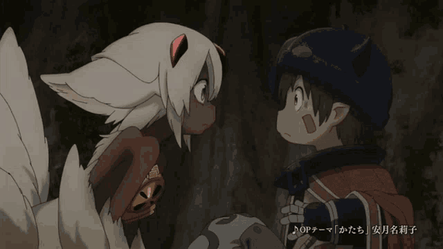 a boy and a girl are standing next to each other in a cartoon