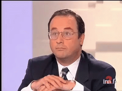 François Hollande GIF - François Hollande Ah Bon Surpris GIFs