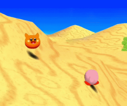 Kirby_64 The Crystal Shards GIF - Kirby_64 The Crystal Shards Scarfy GIFs