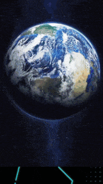 a computer generated image of a planet earth