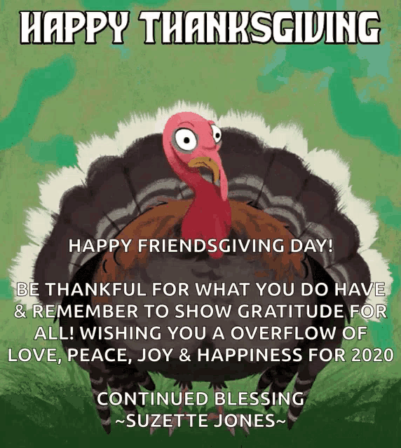 Happy Thanksgiving Turkey GIF