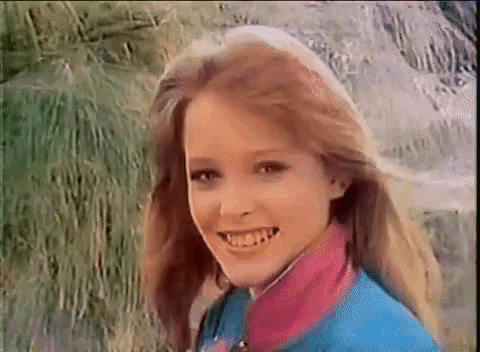 Girl Smile GIF - Girl Smile 1980s GIFs