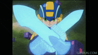 a gif of a video game character with the website gifrun.com in the lower right corner