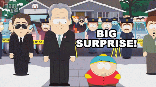 Big Surprise Eric Cartman GIF - Big Surprise Eric Cartman Alan Thompson GIFs