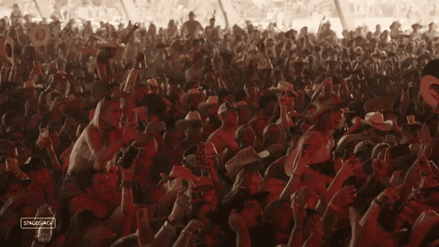 Excited Stagecoach GIF - Excited Stagecoach Concert GIFs