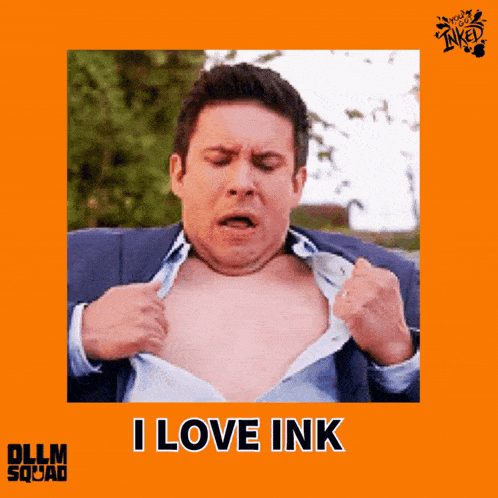 I Love Ink Love You Ink GIF - I Love Ink Ink Love You Ink GIFs