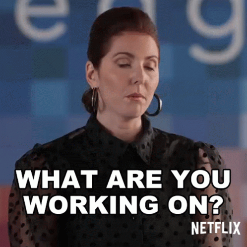 What Are You Working On Olivia GIF - What Are You Working On Olivia Special GIFs