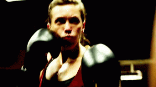 Katie Cassidy The Flash GIF - Katie Cassidy The Flash Boxing GIFs