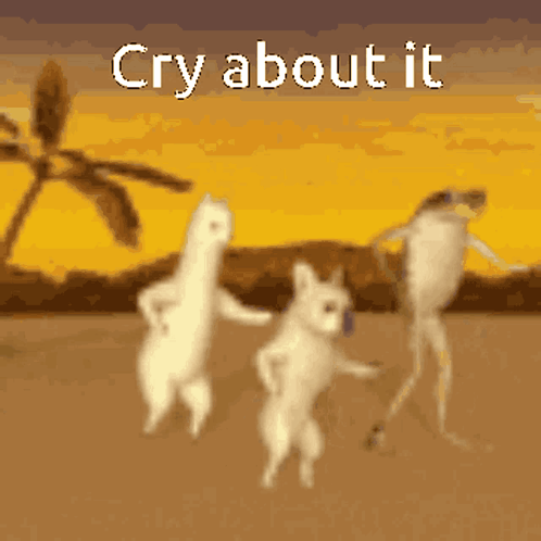 Cry About It Frog Dancing GIF - Cry About It Frog Dancing Dog Dancing GIFs