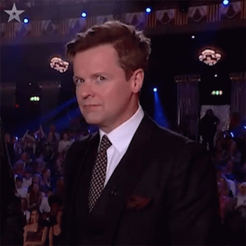 Staring Declan Donnelly GIF - Staring Declan Donnelly Britains Got Talent GIFs