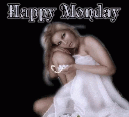 Woman Happy Monday GIF
