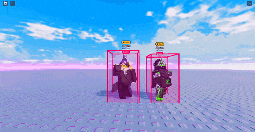 a screenshot of a video game shows two characters standing next to each other one of which is named rammy