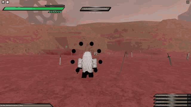 a screenshot of a video game shows a character being attacked by a large monster