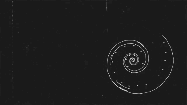 a drawing of a spiral with the words you got me wound up