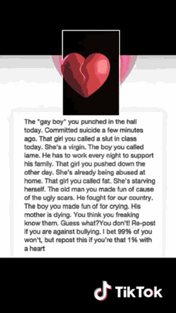 a picture of a broken heart with the words " the gay boy " on the bottom