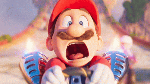 Screaming Mario GIF - Screaming Mario The Super Mario Bros Movie GIFs
