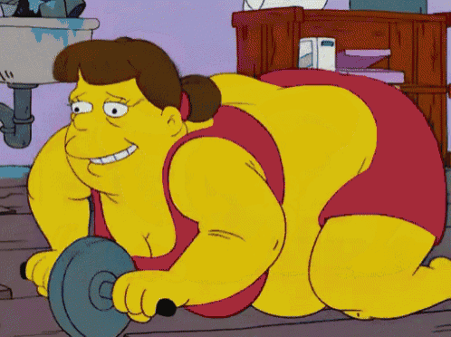 Exercise Reward GIF - Exercise Reward The Simpsons GIFs