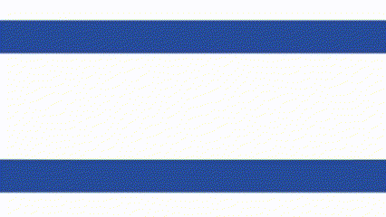 a blue and white flag with a star of david and the words " stand with israel "