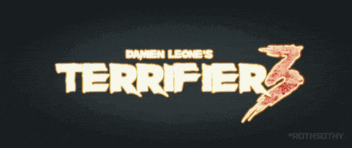 a poster for damien leone 's terror 3