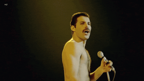 Freddie Mercury Queen GIF - Freddie Mercury Queen Under Pressure GIFs