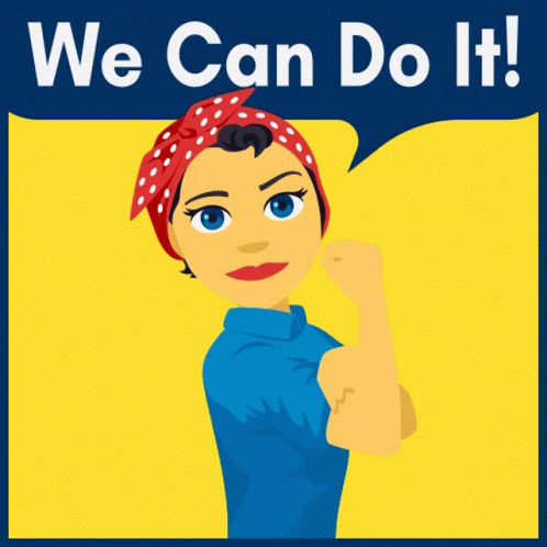 We Can Do It Woman Power GIF - We Can Do It Woman Power Joypixels GIFs