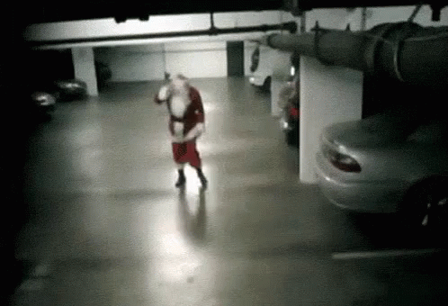 No Presents This Year! GIF - Santa Claus Fall No Presents GIFs