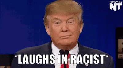 Donald Trump Laughs In Racist GIF - Donald Trump Laughs In Racist GIFs