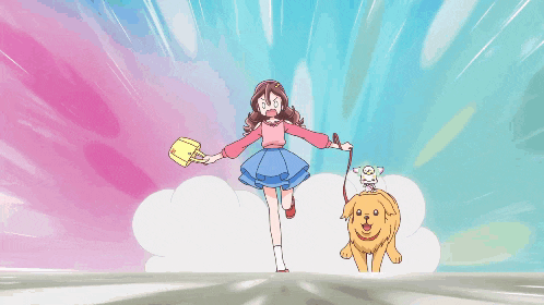 a girl in a pink shirt with a heart on the chest is making a funny face