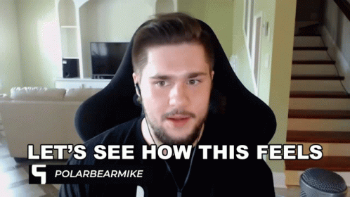 Lets See How This Feels Polarbearmike GIF - Lets See How This Feels Polarbearmike Michael Heiss GIFs