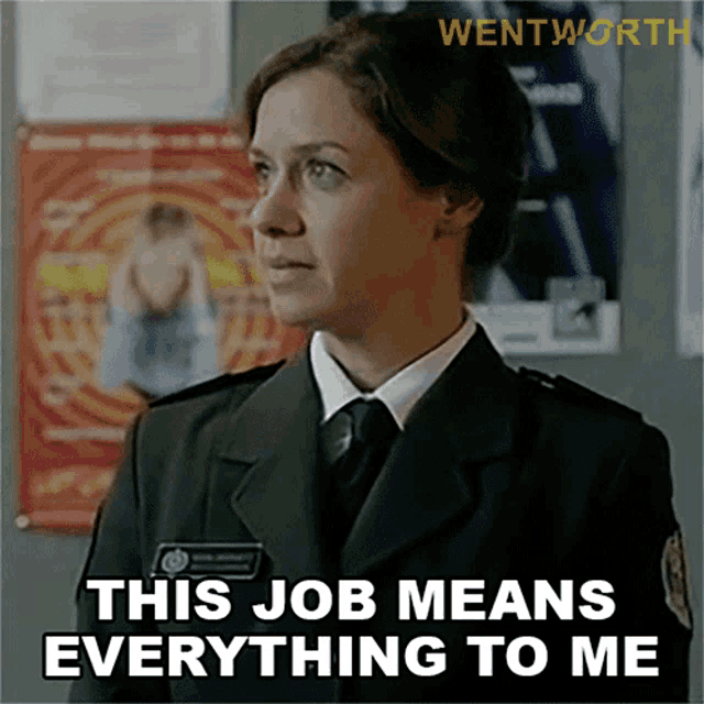 This Job Means Everything To Me Vera Bennett GIF