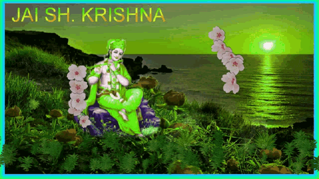 Jai Sh Krishna Flowers GIF - Jai Sh Krishna Flowers Plants GIFs