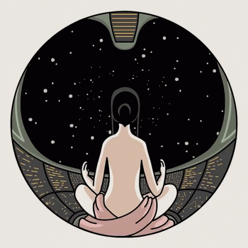 Chakra Meditate GIF - Chakra Meditate Space GIFs