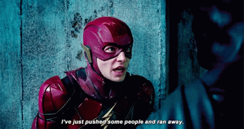 The Flash Ezra Miller GIF - The Flash Ezra Miller Push Some People GIFs