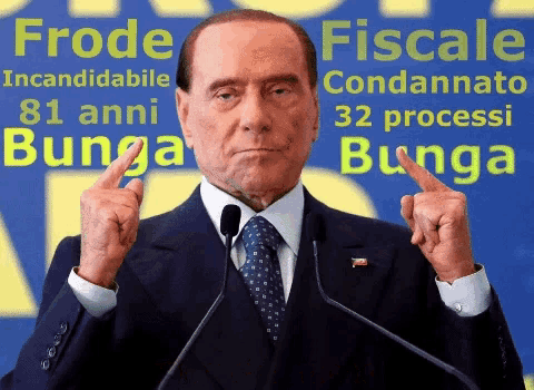Sivlio Berlusconi GIF - Sivlio Berlusconi Condannato GIFs